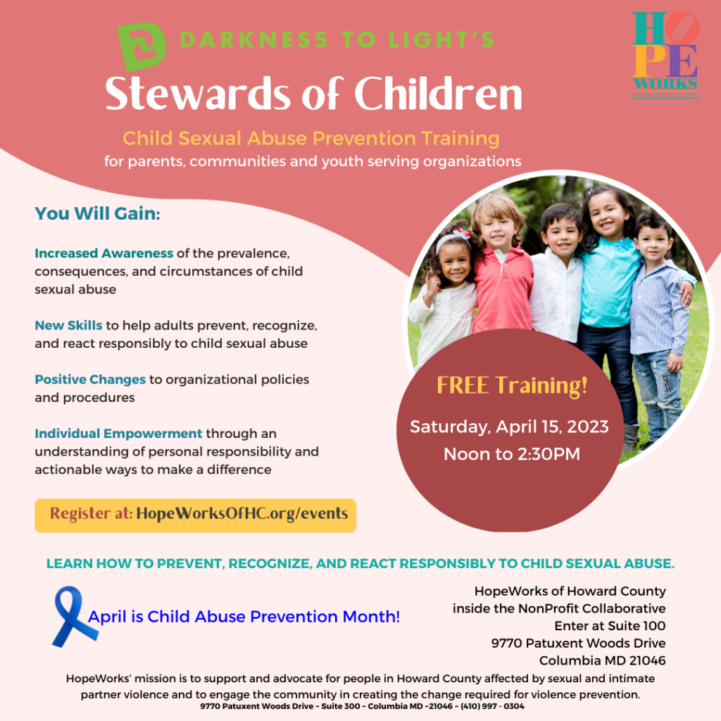 Stewards of Children Child Sexual Abuse Prevention Training for Parents ...